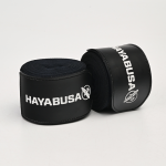 Боксёрские бинты Hayabusa Deluxe чёрные 4,5 м