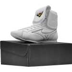 Боксёрки Mizuno Short Cut Type Boxing Shoes White/White/Black