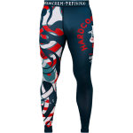 Компрессионные штаны Hardcore Training Nordic Pattern Blue/White