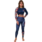 Женский рашгард Hardcore Training Nordic Pattern Multicolor