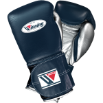 Боксерские перчатки Winning COMS600BF 14 Oz Navy Blue/Silver