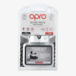 Детская боксерская капа Opro Silver Level White