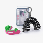 Детская боксерская капа Opro Silver Level Pink
