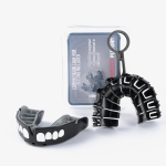 Боксерская капа Opro Silver Level Black Grillz