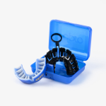 Детская боксерская капа Opro Gold Level Blue