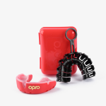 Боксерская капа Opro Gold Level Red