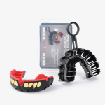 Боксерская капа Opro Gold Level Black Jawz