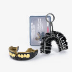 Боксерская капа Opro Gold Level Black Grillz