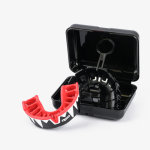 Боксерская капа Opro Platinum Level Black/White/Red