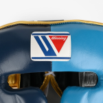 Шлем мексиканского стиля Winning Mex Sky Blue/Navy Blue/Gold/Silver FG-2900 L