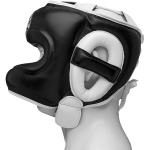 Бамперный боксёрский шлем Leaders LS3SHGNB BK/WH