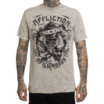 Двусторонняя футболка Affliction Electric Fire Black/Off White