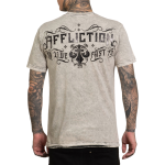 Двусторонняя футболка Affliction Electric Fire Black/Off White
