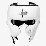 Шлем Clinch Contender бело-черно-золотой C226