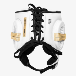 Шлем Clinch Contender бело-черно-золотой C226