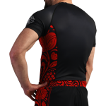 Рашгард Hardcore Training Russian Pattern SS Black/Red