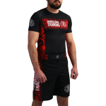 Рашгард Hardcore Training Russian Pattern SS Black/Red