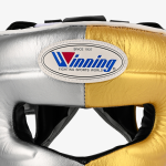 Бамперный шлем Winning Face Protector Headgear Silver/Gold