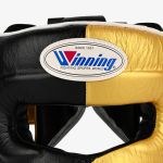 Бамперный шлем Winning Face Protector Headgear Black/Gold