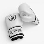 Боксерские перчатки Hardcore Training Base PU White