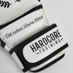 Гибридные перчатки Hardcore Training Base PU White