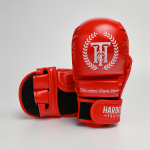 Гибридные перчатки Hardcore Training Base PU Red