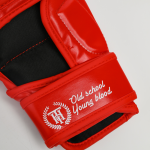 Гибридные перчатки Hardcore Training Base PU Red