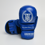 Гибридные перчатки Hardcore Training Base PU Blue