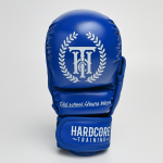 Гибридные перчатки Hardcore Training Base PU Blue