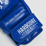 Гибридные перчатки Hardcore Training Base PU Blue