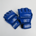 ММА перчатки Hardcore Training Base PU Blue
