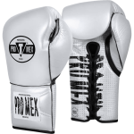 Боксерские перчатки на шнурках Title Boxing Pro Mex Silver