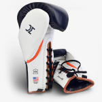 Боксерские перчатки на шнурках Hit N Move All Day Pro Balance Deep Blue