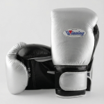 Боксёрские перчатки Winning 14 Oz CO-MS-500B серебряный/черный