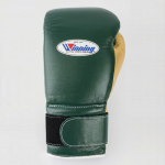 Боксерские перчатки Winning 16 Oz CO-MS-600B тёмно-зелёный/золотой