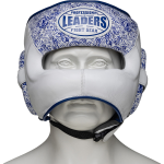 Бамперный боксёрский шлем Leaders Гжель