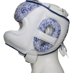 Бамперный боксёрский шлем Leaders Гжель