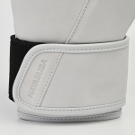 Боксёрские перчатки Hayabusa T360 Leather Boxing Gloves бело-серые