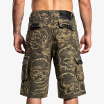 Шорты-карго Affliction Skull камуфляжные