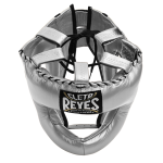 Бамперный боксёрский шлем Cleto Reyes E388 серебряный