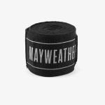 Стрейчевые боксёрские бинты Hayabusa Mayweather чёрный 4,5 м