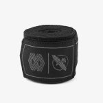 Стрейчевые боксёрские бинты Hayabusa Mayweather чёрный 4,5 м
