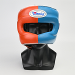 Бамперный боксёрский шлем Winning Face Protector Headgear CO-FG-5000 оранжевый/синий/серый/фиолетовый