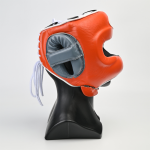 Бамперный боксёрский шлем Winning Face Protector Headgear CO-FG-5000 оранжевый/синий/серый/фиолетовый