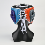 Бамперный боксёрский шлем Winning Face Protector Headgear CO-FG-5000 оранжевый/синий/серый/фиолетовый